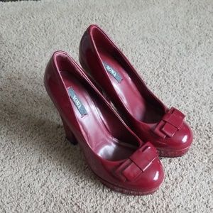 Red Platform  Heels